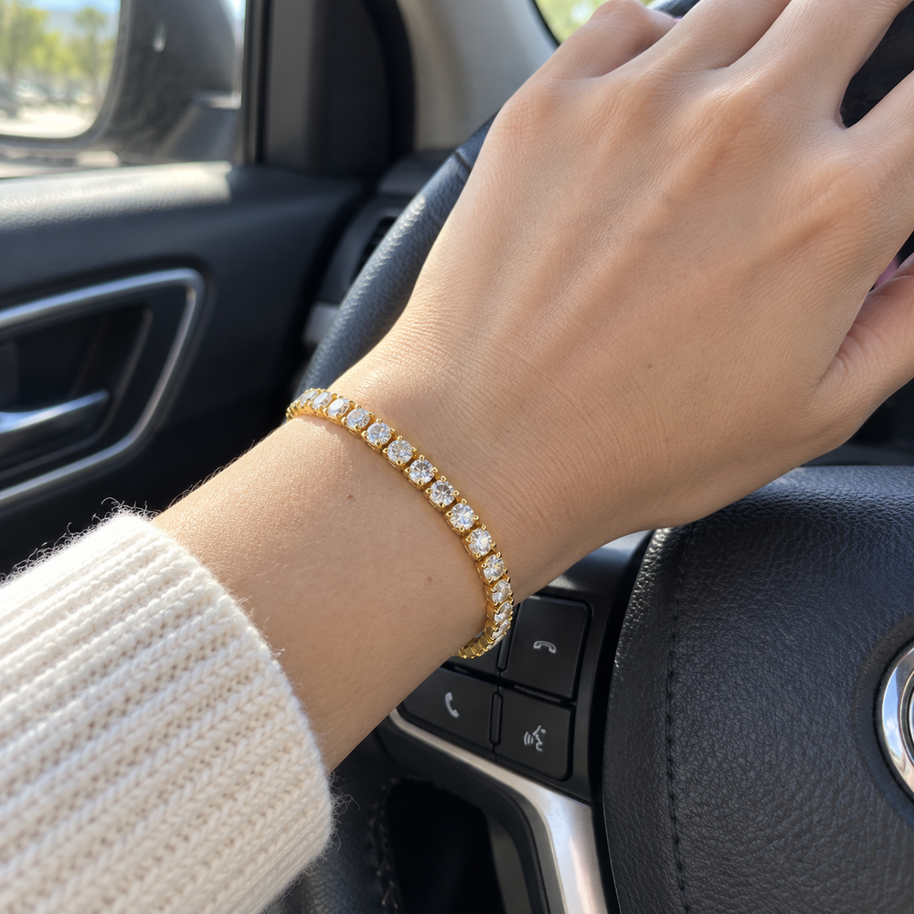 ROSAVIENA review preview — Riviera Tennis Bracelet Gold